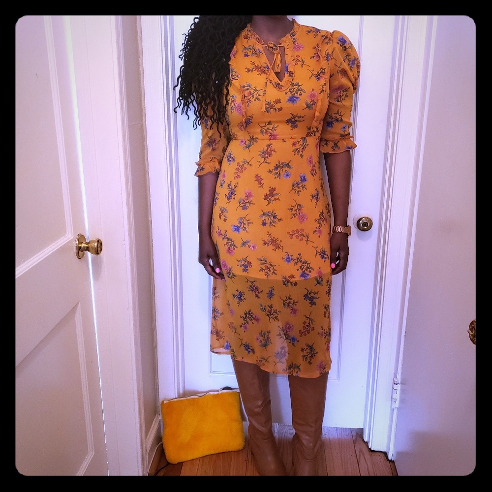Floral spring dress